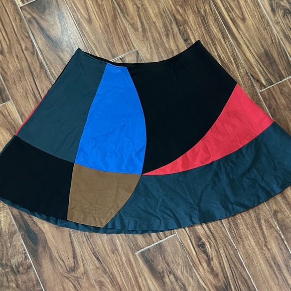 Boden Alice Ponte Color Block A-line Skirt - Picture 3 of 4